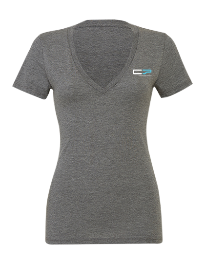 CP T-Shirt Damen Premium grau meliert