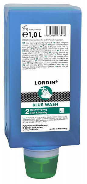 Hautreinigungslotion LORDIN® BLUE WASH, 1-L-Varioflasche