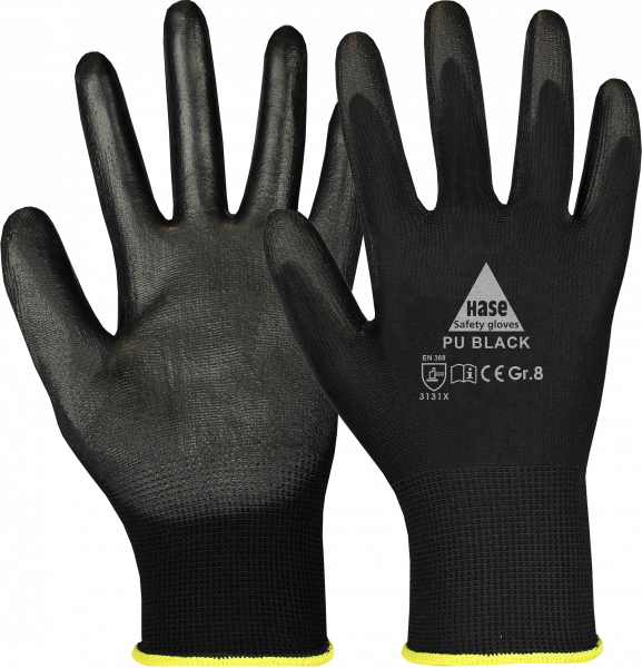 Montagehandschuh PU BLACK