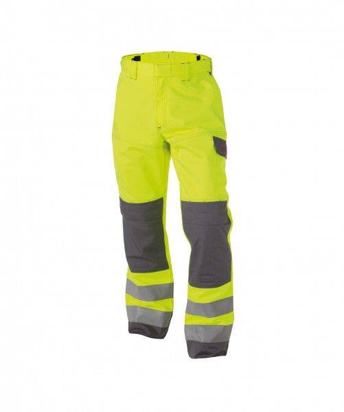 Zweifarbige Multinorm Warnschutz Bundhose mit Kniepolstertaschen MANCHESTER, 330 g/m², MINUS