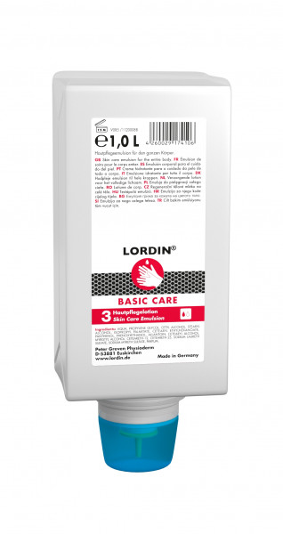 Hautpflegeemulsion LORDIN® BASIC CARE, 1-L-Varioflasche