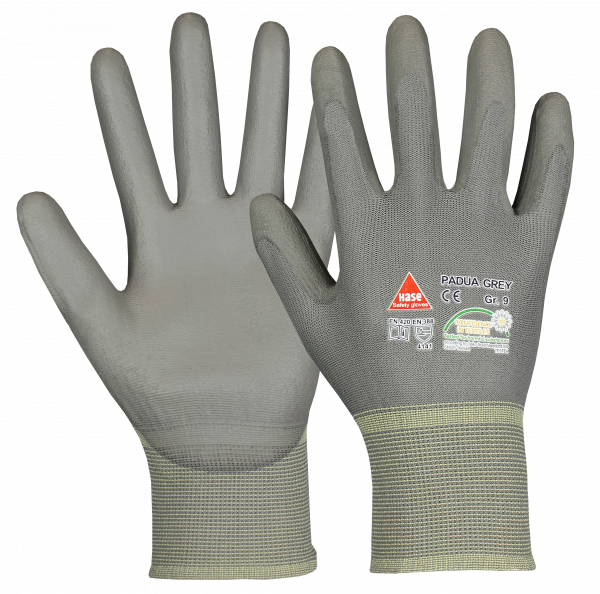 Montagehandschuh PADUA GREY OekoTex®
