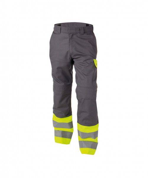 Zweifarbige Multinorm Warnschutz Bundhose mit Kniepolstertaschen LENOX, 290 g/m², PLUS
