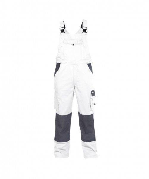 Zweifarbige Latzhose mit Kniepolstertaschen VERSAILLES, 245 g/m², PLUS