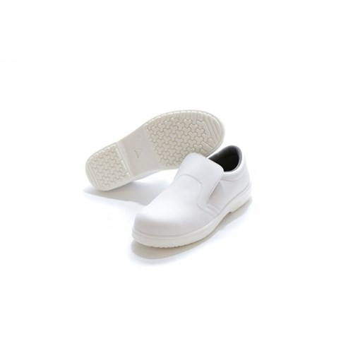 Slipper flach, BASIC weiß S2