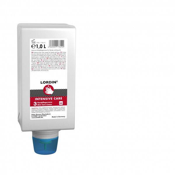Hautpflegecreme LORDIN® INTENSIVE CARE, 1-L-Varioflasche